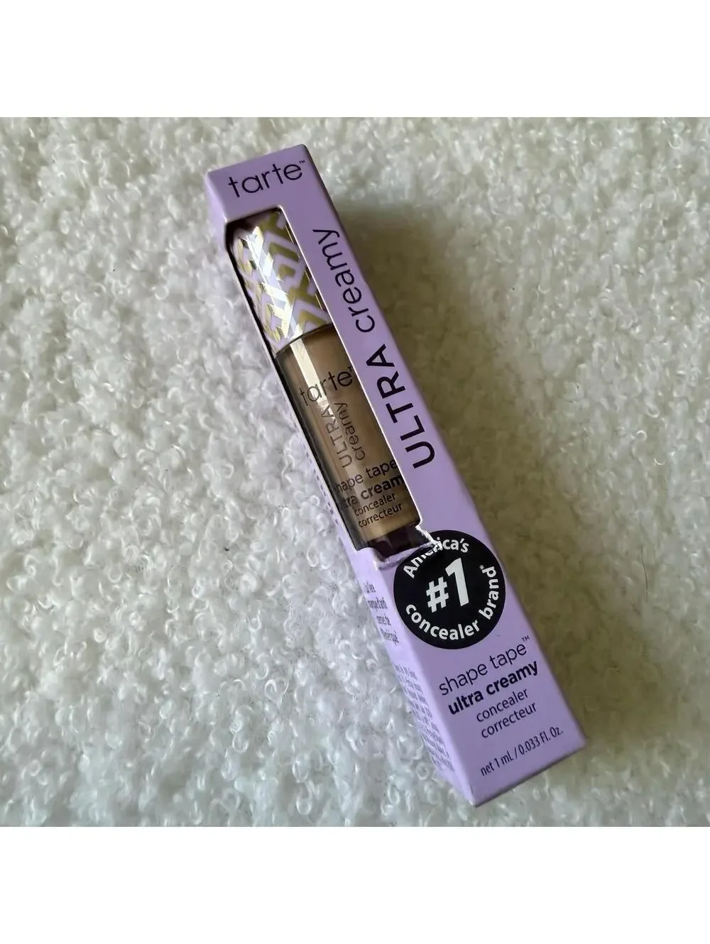 tarte Shape Tape Ultra Creamy Concealer Full Coverage Hydrating 53N Deep 0.033oz